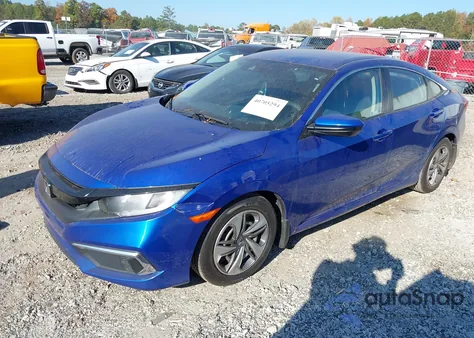 2020 Honda Civic Lx из США, поврежденный, VIN 2HGFC2F68LH548600